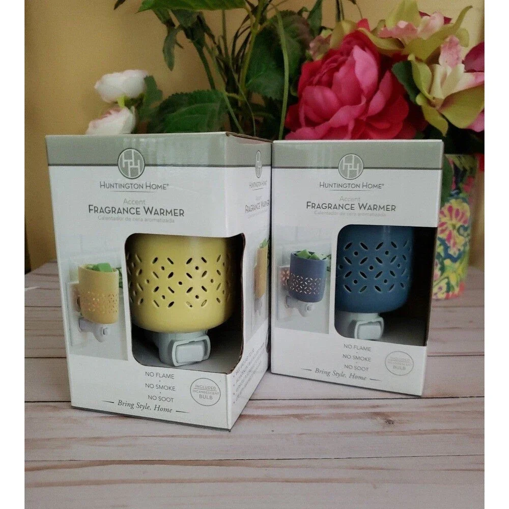 Huntington Home Accent Fragrance Warmers - Set of 2 NWT